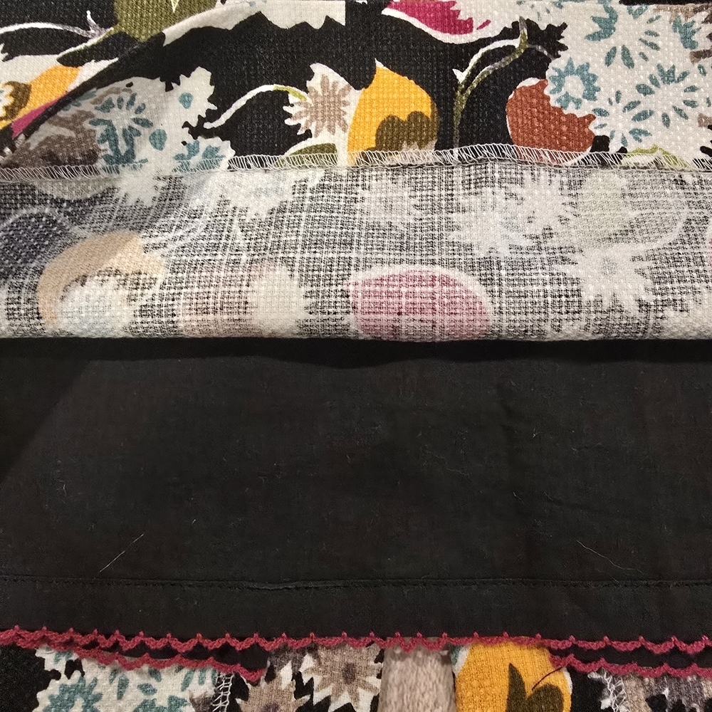 Anthropologie GIRLS FROM SAVOY Midi Pencil Skirt Floral Linen Blend Size 2. - Picture 8 of 13